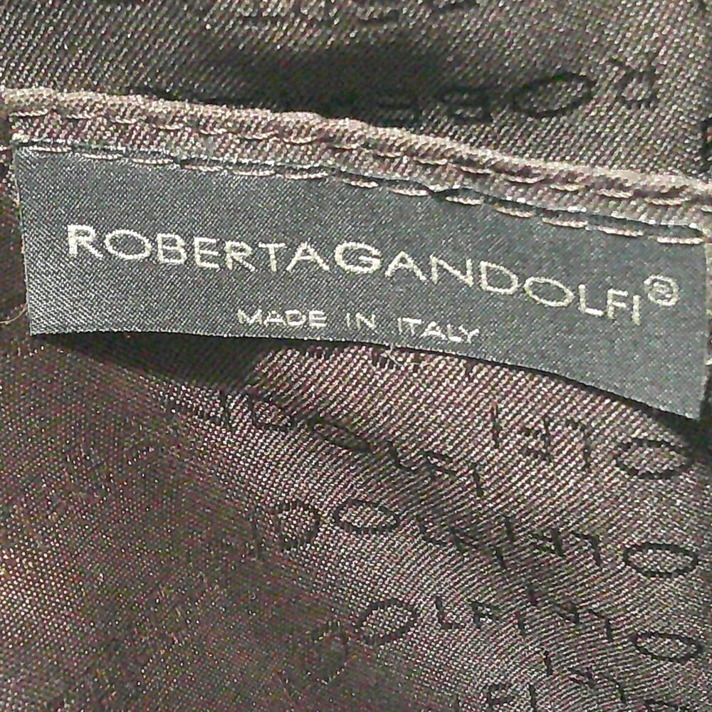 Roberta Gandolfi Handcrafted Italian luxury Leather "hair-on-hide Shoulder bag - Picture 6 of 10